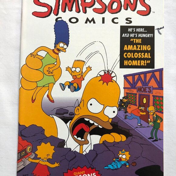 SIMPSONS COMICS -Lot of FOUR (4) Comic Books- ISSUES #1, #3, #4, & #5 - Picture 3 of 14